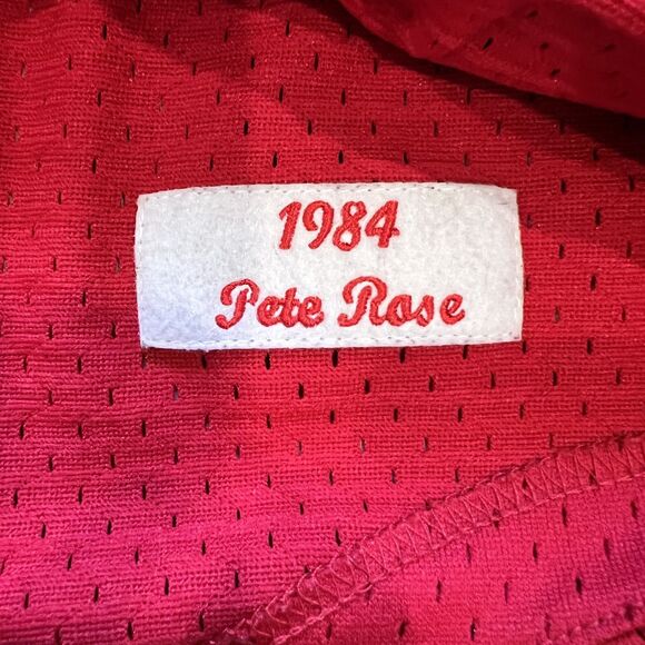 Mitchell & Ness Authentic Pete Rose Cincinnati Reds 1984 Jersey Men's-Size XL - Picture 5 of 7